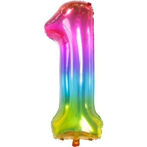 Balonek duhový číslo 1 (81 cm)