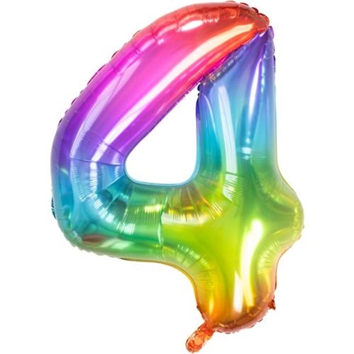 Balonek duhový číslo 4 (81 cm)