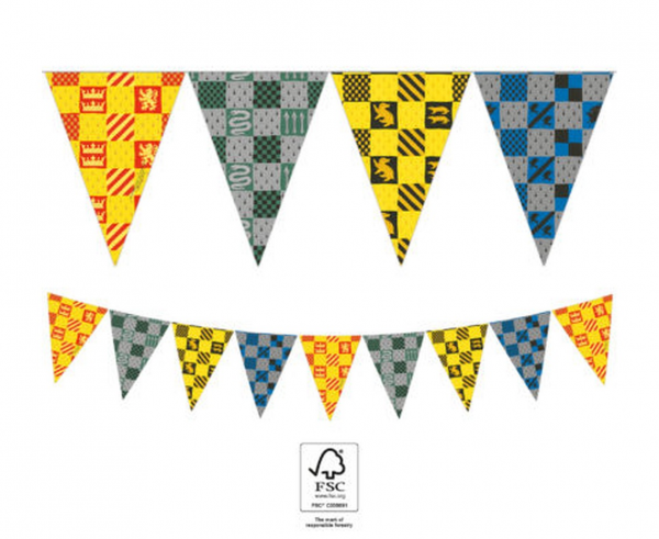 Girlanda Harry Potter - Bradavické koleje 2,3 m