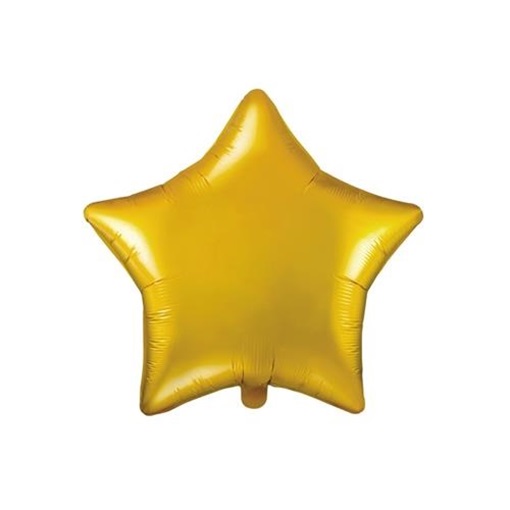 Foliový balonek hvězda 48 cm zlatá
