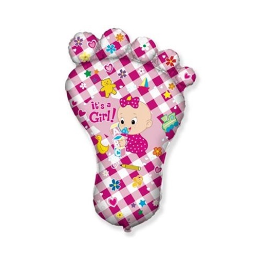 Foliový balonek Nožička It´s girl 61 cm