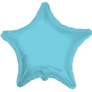 Foliový balonek hvězda sv. modrá 45 cm