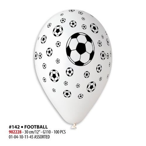 Balonek 30 cm - potisk fotbal