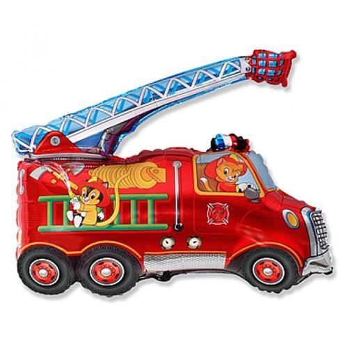 Foliový balonek Hasičské auto 60 cm
