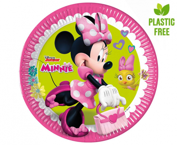 Talířky Minnie Happy Helpers - 23 cm 8 ks