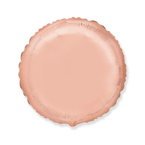 Foliový balonek kruh Rosegold 45 cm